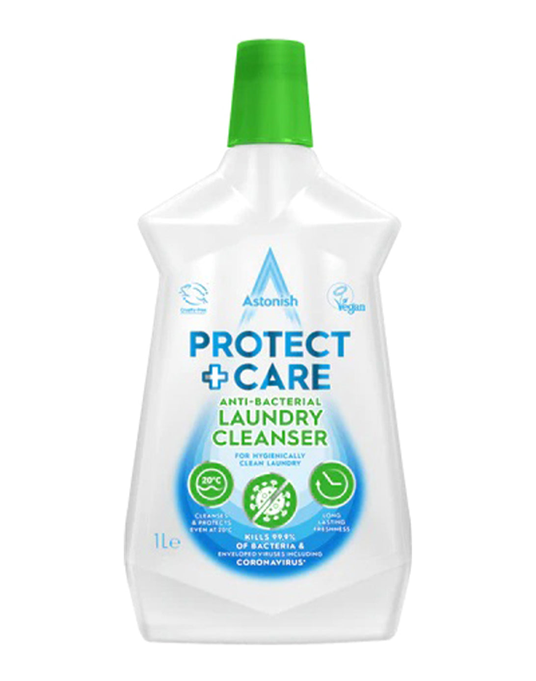 Astonish Detergente Antibacterial Ropa Protect + Care 1 L - Puntolimpieza